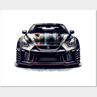 Nissan GTR Posters and Art